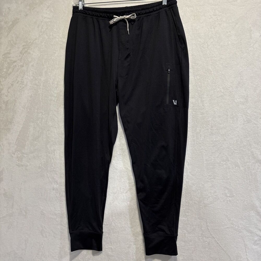Vuori Sunday Performance Jogger Black Men's XL Athletic Training Pants V416